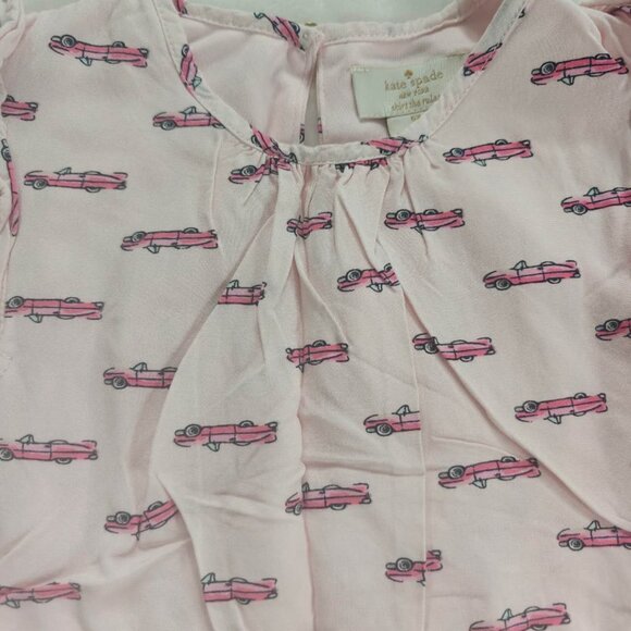 EUC Kate Spade Girls' Pink Cadillac Car Dress - Picture 3 of 3